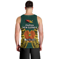 Papua New Guinea Men Tank Top Jiwaka Province Mix Coat Of Arms Polynesian Art LT14 - Polynesian Pride