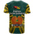 Papua New Guinea T Shirt Jiwaka Province Mix Coat Of Arms Polynesian Art LT14 - Polynesian Pride