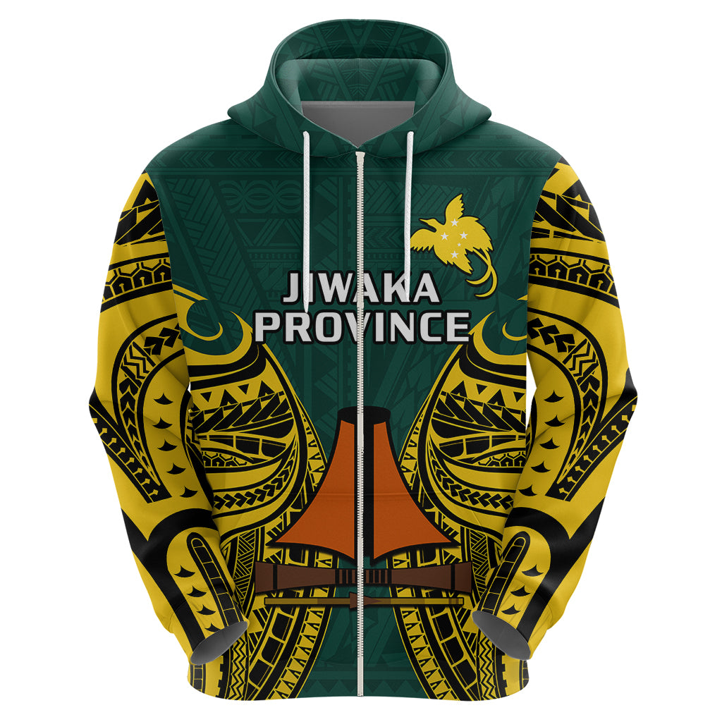 Custom Papua New Guinea Hoodie Jiwaka Province Mix Coat of Arms Polynesian Art LT14 - Polynesian Pride