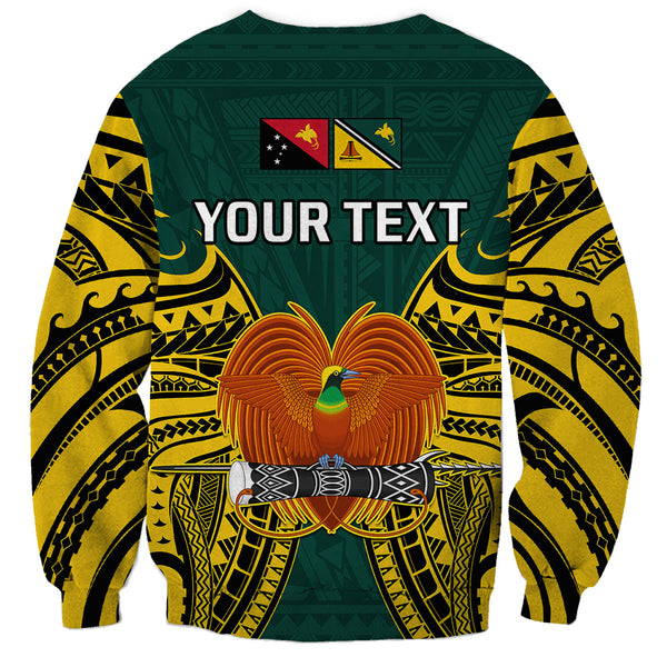 (Custom Personalised) Papua New Guinea Kid T Shirt Jiwaka Province Mix Coat Of Arms Polynesian Art LT14