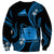 Tokelau Sweatshirt Tokelauan Tatau With Badge Blue LT14 - Polynesian Pride