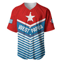 West Papua Baseball Jersey Coat Of Arms And Morning Star Flag LT14 - Polynesian Pride