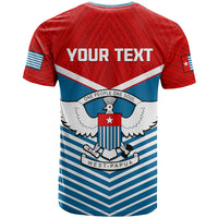 Custom West Papua T Shirt Coat of Arms and Morning Star Flag LT14 - Polynesian Pride