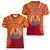 French Polynesia Women V Neck T Shirt Happy Internal Autonomy Day LT14 Female Red - Polynesian Pride