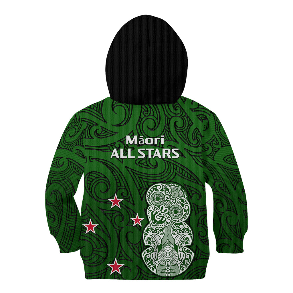 Aotearoa Rugby Kid Hoodie All Stars New Zealand Tiki Maori LT14 - Polynesian Pride