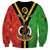 (Custom Personalised) Vanuatu Sweatshirt Kava Bowl Mix Sand Drawing Flag Style LT14 - Polynesian Pride