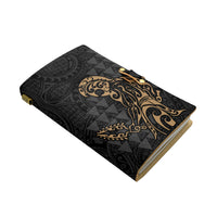 Hawaii Warrior Polynesian Leather Notebook - Gold - Polynesian Pride