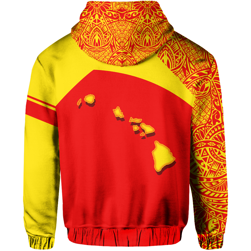 Kanaka Polynesian Mauna Kea Zipper Hoodie Vera Style - Polynesian Pride