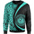 Hawaii Coat Of Arms Polynesian Crewneck Sweatshirt - Turquoise - Circle Style - Polynesian Pride