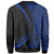 Hawaii Coat Of Arms Polynesian Crewneck Sweatshirt - Blue - Circle Style - Polynesian Pride