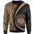 Hawaii Coat Of Arms Polynesian Crewneck Sweatshirt - Gold - Circle Style - Polynesian Pride