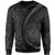Hawaii Coat Of Arms Polynesian Crewneck Sweatshirt - Gray - Circle Style - Polynesian Pride