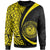 Hawaii Coat Of Arms Polynesian Crewneck Sweatshirt - Yellow - Circle Style - Polynesian Pride