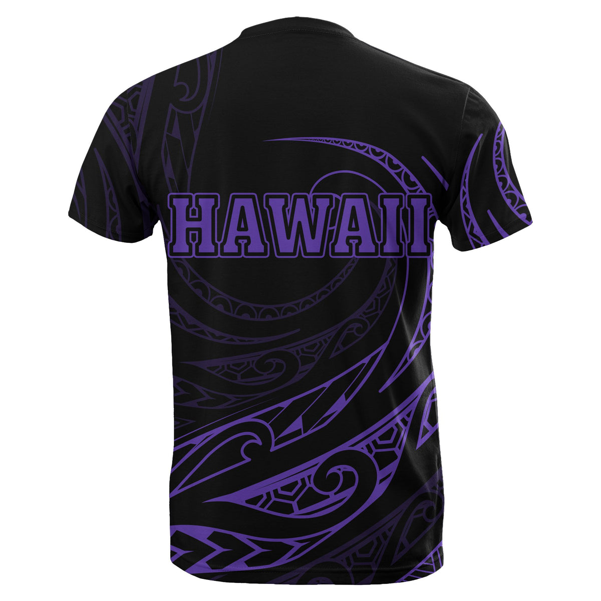 Hawaii T Shirt Frida Style Purple - Polynesian Pride
