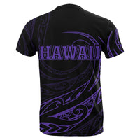 Hawaii T Shirt Frida Style Purple - Polynesian Pride