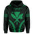 Polynesian Kakau Kanaka Map Hawaii Hoodie Sport Style Version 2.0 Green - Polynesian Pride