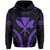 Polynesian Kakau Kanaka Map Hawaii Hoodie Sport Style Version 2.0 Purple - Polynesian Pride