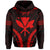 Polynesian Kakau Kanaka Map Hawaii Hoodie Sport Style Version 2.0 Red - Polynesian Pride