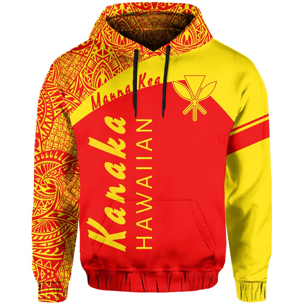 Kanaka Polynesian Mauna Kea Hoodie Vera Style - Polynesian Pride