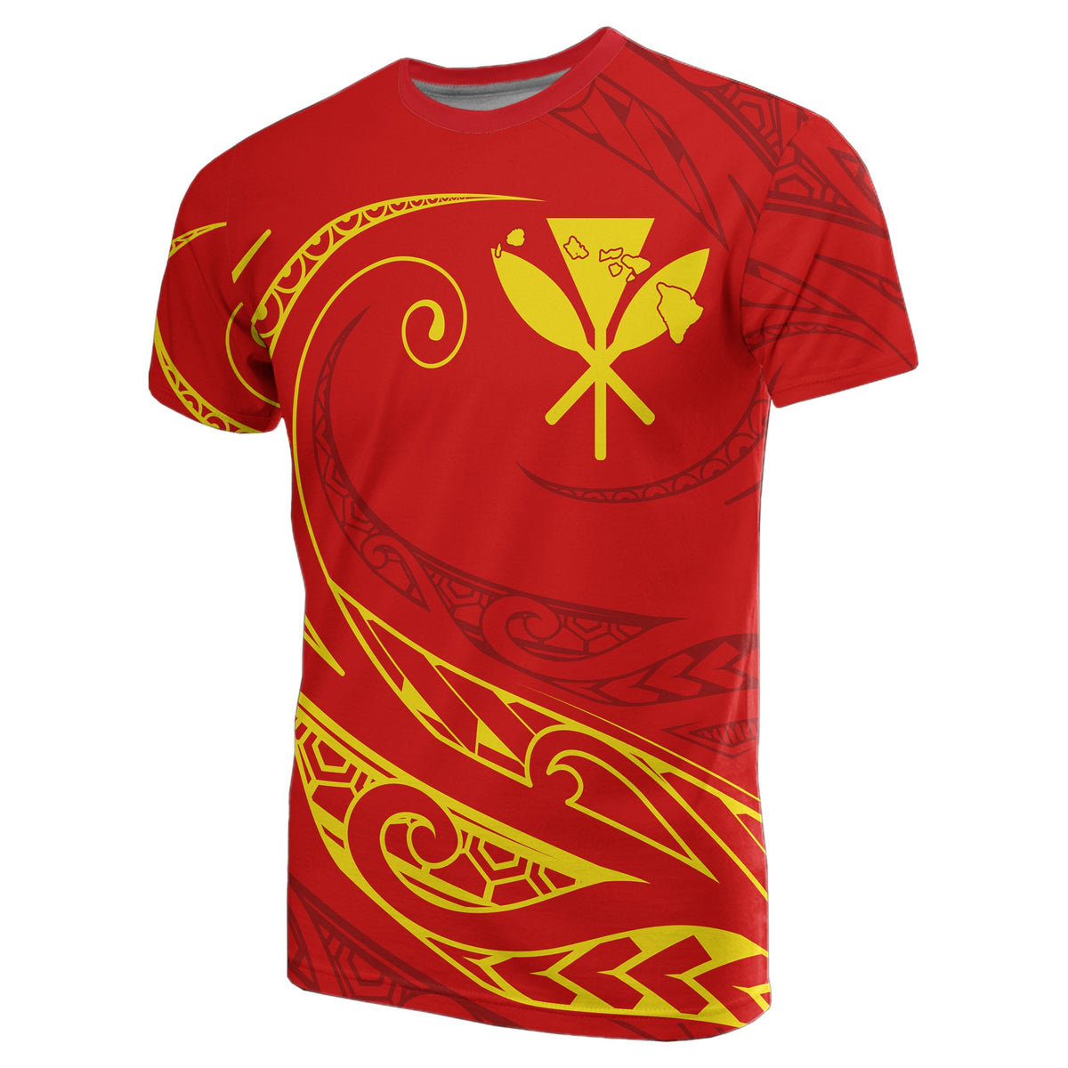 Kanaka Mauna Kea Polynesian T shirt Frida Style - Polynesian Pride