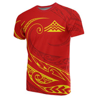 Hawaiian Mauna Kea Polynesian T shirt Frida Style - Polynesian Pride