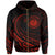 Hawaii Zipper Hoodie Frida Style Red - Polynesian Pride