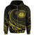 Hawaii Zipper Hoodie Frida Style Yellow - Polynesian Pride