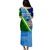 Vanuatu Malampa Fiji Day Puletasi Dress - Combine Flag Design LT4 - Polynesian Pride