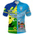 Happy Vanuatu Malampa Province and Fiji Day 10 October 2022 Polo Shirt Together LT8 Blue - Polynesian Pride