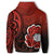 Lest We Forget Maori Poppy Flowers Zip Hoodie Customized - Polynesian Pride