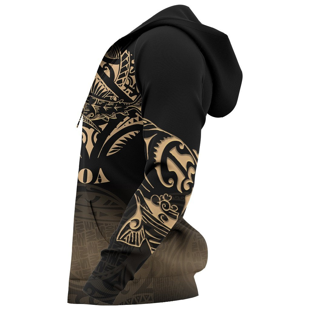 Maori Shark Tattoo Hoodie - Polynesian Pride