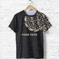 New Zealand Customized Shirt, Maori Lizard Polynesian Tattoo Personalize T Shirt Unisex Black - Polynesian Pride