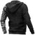 Maori Tangaroa Tattoo Zip Hoodie Customized White - Polynesian Pride