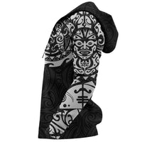Maori Tattoo Hoodie, New Zealand Lizard Pullover Hoodie - Polynesian Pride