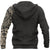 Maori Tangaroa Tattoo Zip Hoodie Customized Tan - Polynesian Pride