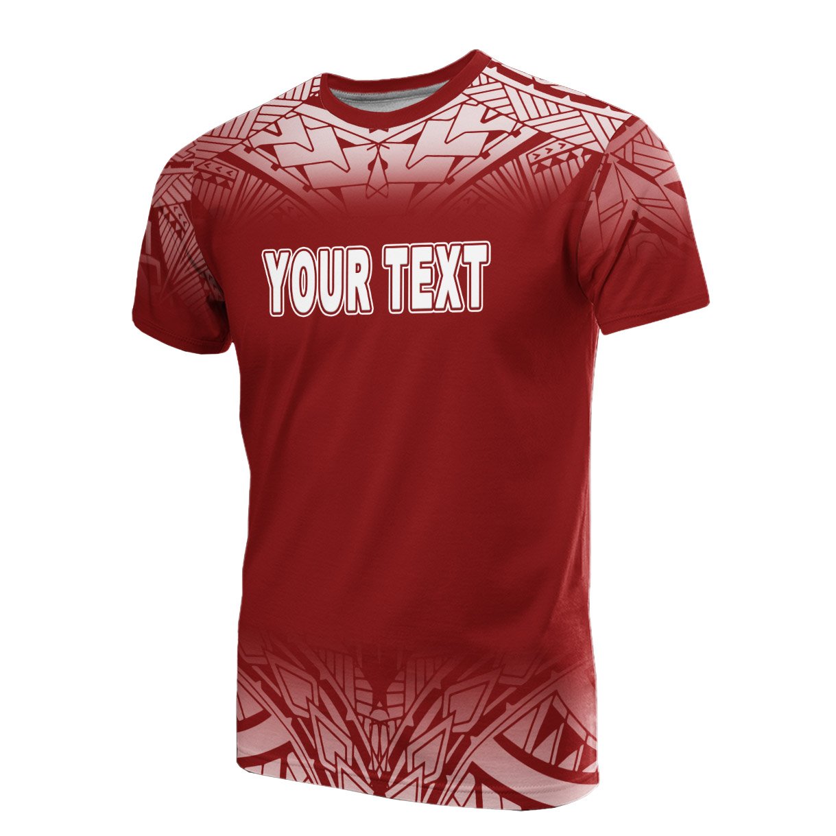 Northern Mariana Islands Custom Personalized T Shirt Fog Red Unisex Red - Polynesian Pride