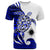 Marshall Islands Custom T Shirt Mega Turtle Unisex Blue - Polynesian Pride