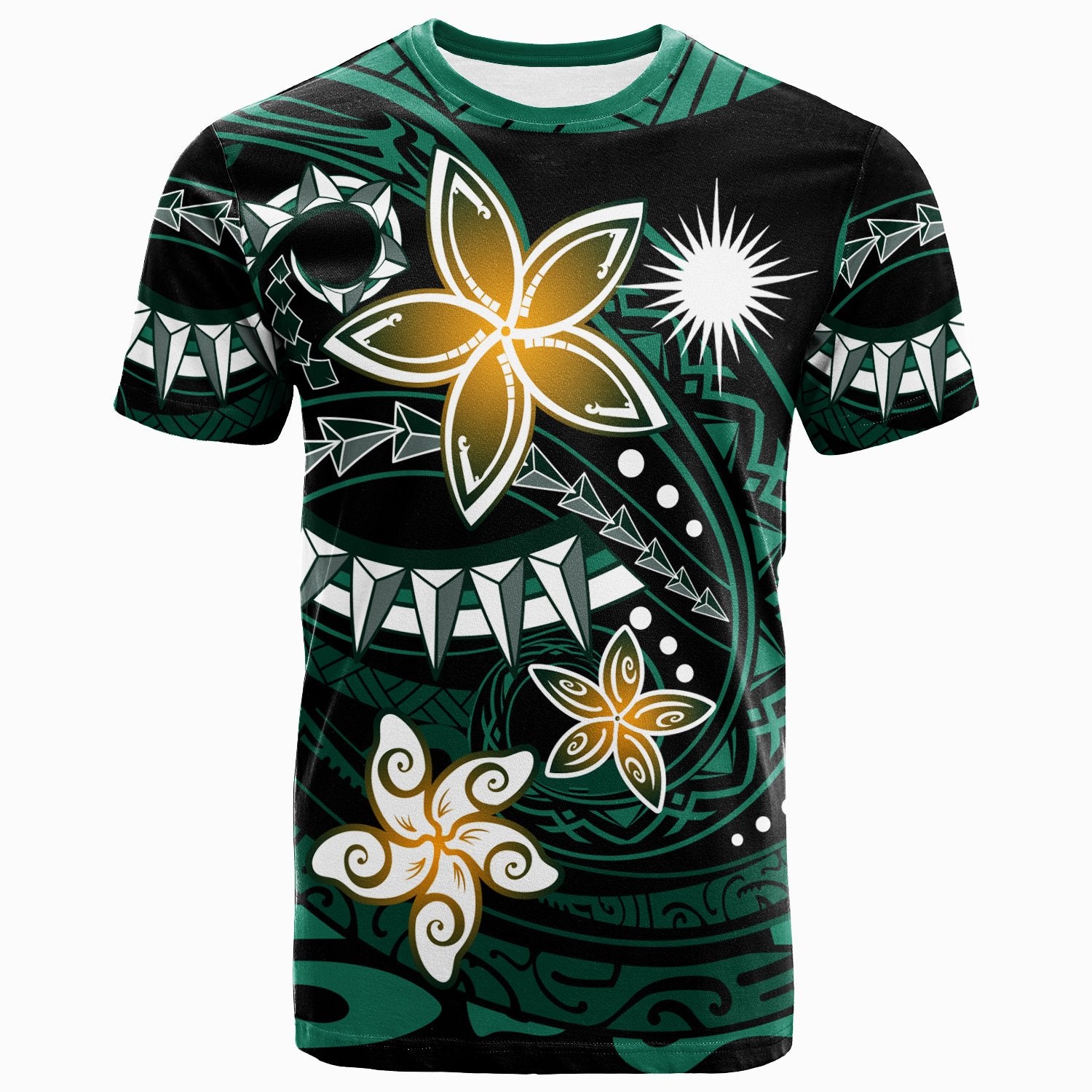 Marshall IslandsT Shirt Spring Style Black Color Unisex Black - Polynesian Pride