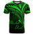 Marshall Islands T Shirt Green Color Cross Style Unisex Black - Polynesian Pride