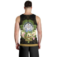 Marshall Islands Men's Tank Top - Polynesian Gold Patterns Collection - Polynesian Pride