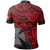 Wallis and Futuna Polo Shirt Wallis and Futuna Coat Of Arms Red Turtle - Polynesian Pride