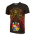 Tonga T Shirt Tonga Coat of Arms Red Manta Ray Unisex RED - Polynesian Pride