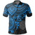 Northern Mariana Islands Polo Shirt Flag Seal Blue Turtle Hibiscus Unisex BLUE - Polynesian Pride