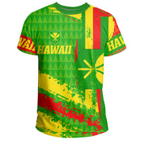 Hawaii Flag Kanaka Maoli Kakau T Shirt - Polynesian Pride