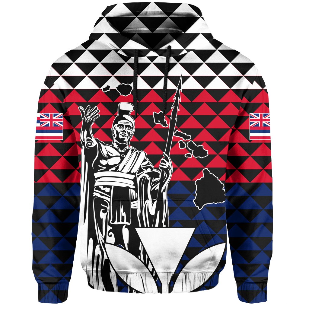 Hawaii King Kakau Hoodie - Polynesian Pride