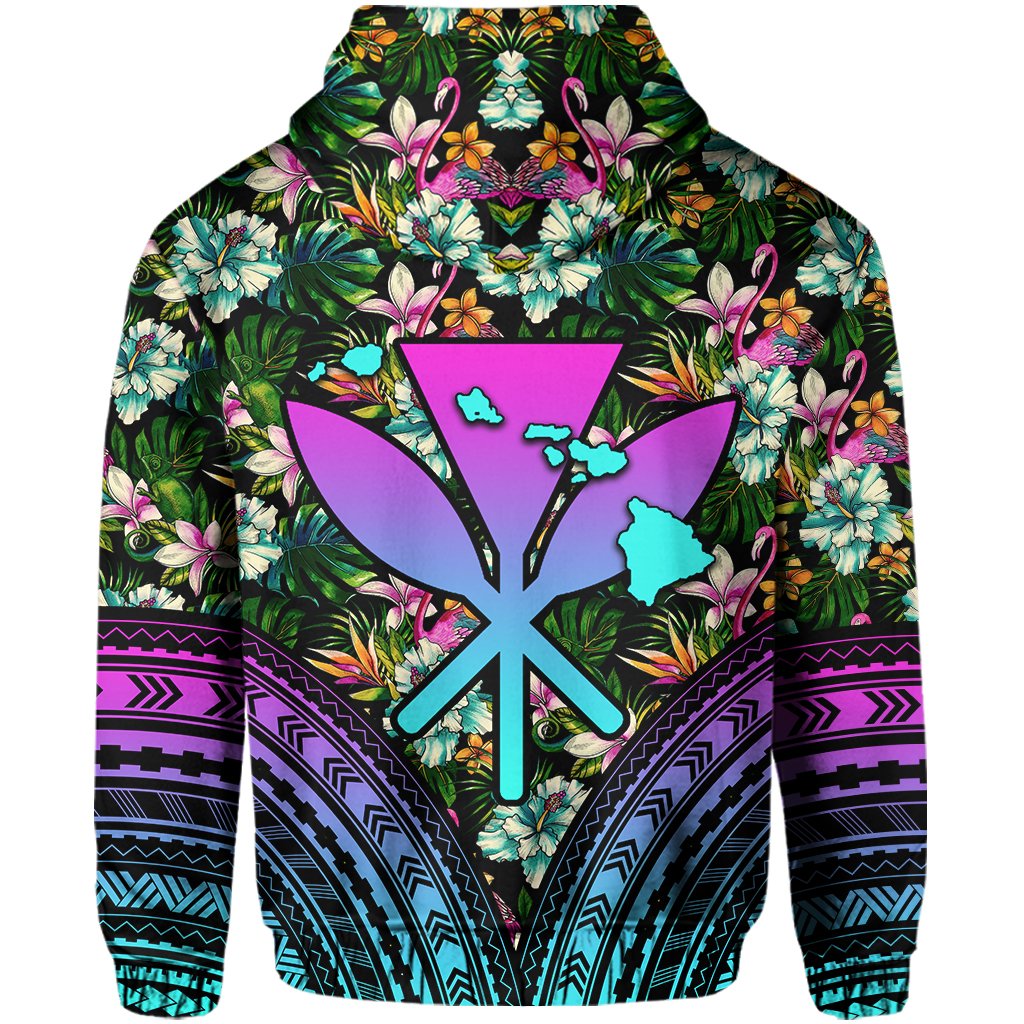 Hawaii King Polynesian Tropical Hoodie Hors Style - Polynesian Pride