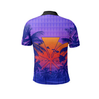 Hawaii Summer Kanaka Polo Shirt - Polynesian Pride