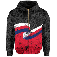 Hawaii Flag Polynesian Hoodie (Zip up) - Polynesian Pride