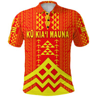 Custom Hawaii Ku Kiai Mauna Polo Shirt We Are Mauna Kea Unique Vibes LT8 - Polynesian Pride