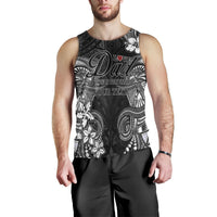 (Custom Personalised) Polynesian Fathers Day Men Tank Top I Love You In Every Universe - Black LT8 Black - Polynesian Pride